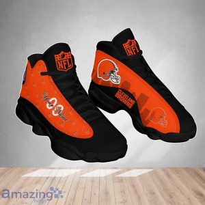 Cleveland Browns NFL Air Jordan 13 Shoes Custom Number & Name Trending image Cleveland Browns NFL Air Jordan 13 Shoes Custom Number & Name Trending Product Photo 2