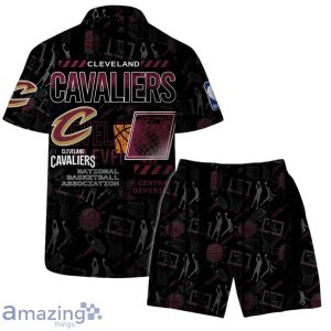 Cleveland Cavaliers NBA Logo Basketball Street Style Design Hawaiian Shirt & Short Product Photo 2