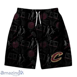 Cleveland Cavaliers NBA Logo Basketball Street Style Design Hawaiian Shirt & Short Product Photo 3