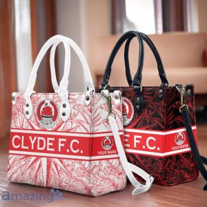 Clyde F.C. Leather Handbag Custom Name Gift For Women Product Photo 1
