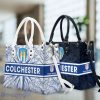 Colchester United Leather Handbag Custom Name Nice Gift For Women, Mother Day