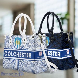 Colchester United Leather Handbag Custom Name Nice Gift For Women, Mother Day Product Photo 1