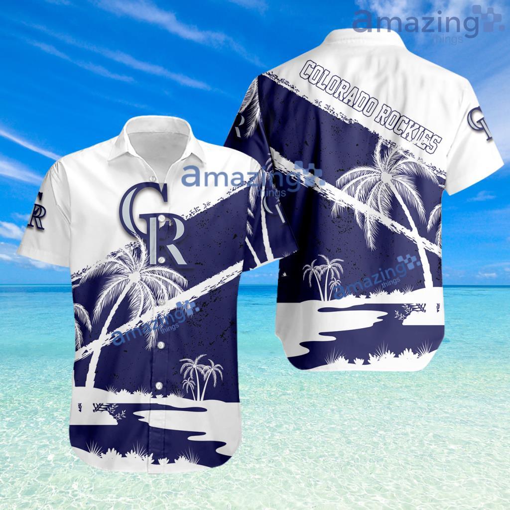Colorado Rockies Mlb Sport Hawaiian Shirt Tropical Brush Grunge Elegant Style For Men And Women image Colorado Rockies Mlb Sport Hawaiian Shirt Tropical Brush Grunge Elegant Style For Men And Women Product Photo 1