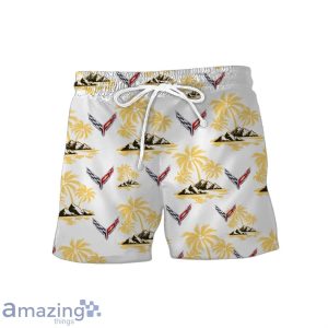 Corvette C8 Combo Hawaiian Shirt & Short Summer Beach For Fans Product Photo 2