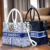 Cove Rangers F.C. Leather Handbag Custom Name Gift For Women