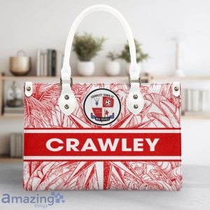 Crawley Town Leather Handbag Custom Name Nice Gift For Women, Mother Day Product Photo 3
