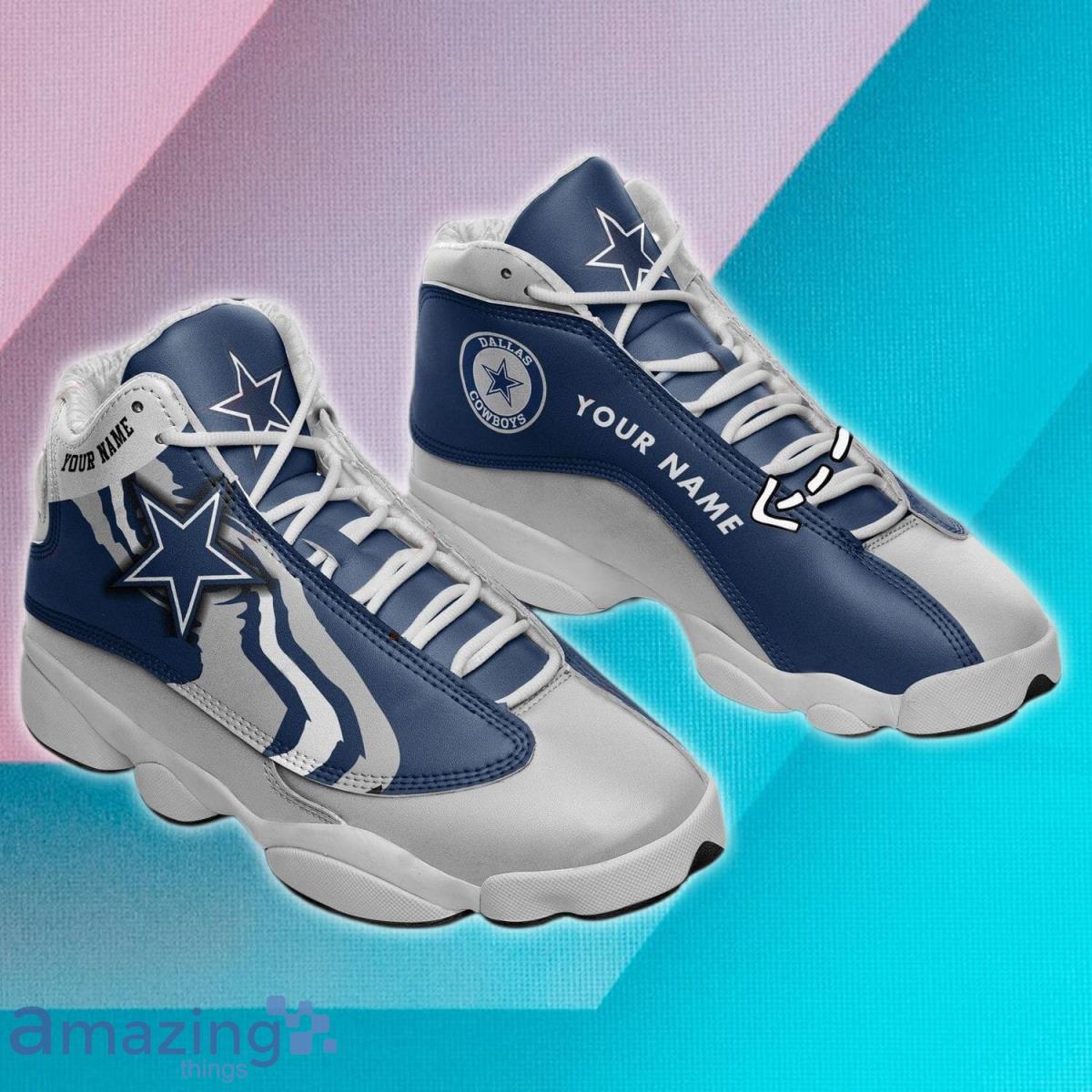 Custom Dallas Cowboys Sport Team Air Jordan 13 Shoes Style Gift image Custom Dallas Cowboys Sport Team Air Jordan 13 Shoes Style Gift Product Photo 1