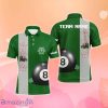 Custom Green Merry Christmas Ball Billiard Polo Shirts Designs Special Gift
