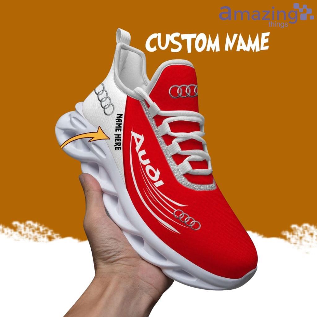 Custom Name Audi Brand Logo Clunky Max Soul Shoes Sneaker Modern Trainers For Men And Women image Custom Name Audi Brand Logo Clunky Max Soul Shoes Sneaker Modern Trainers For Men And Women Product Photo 1