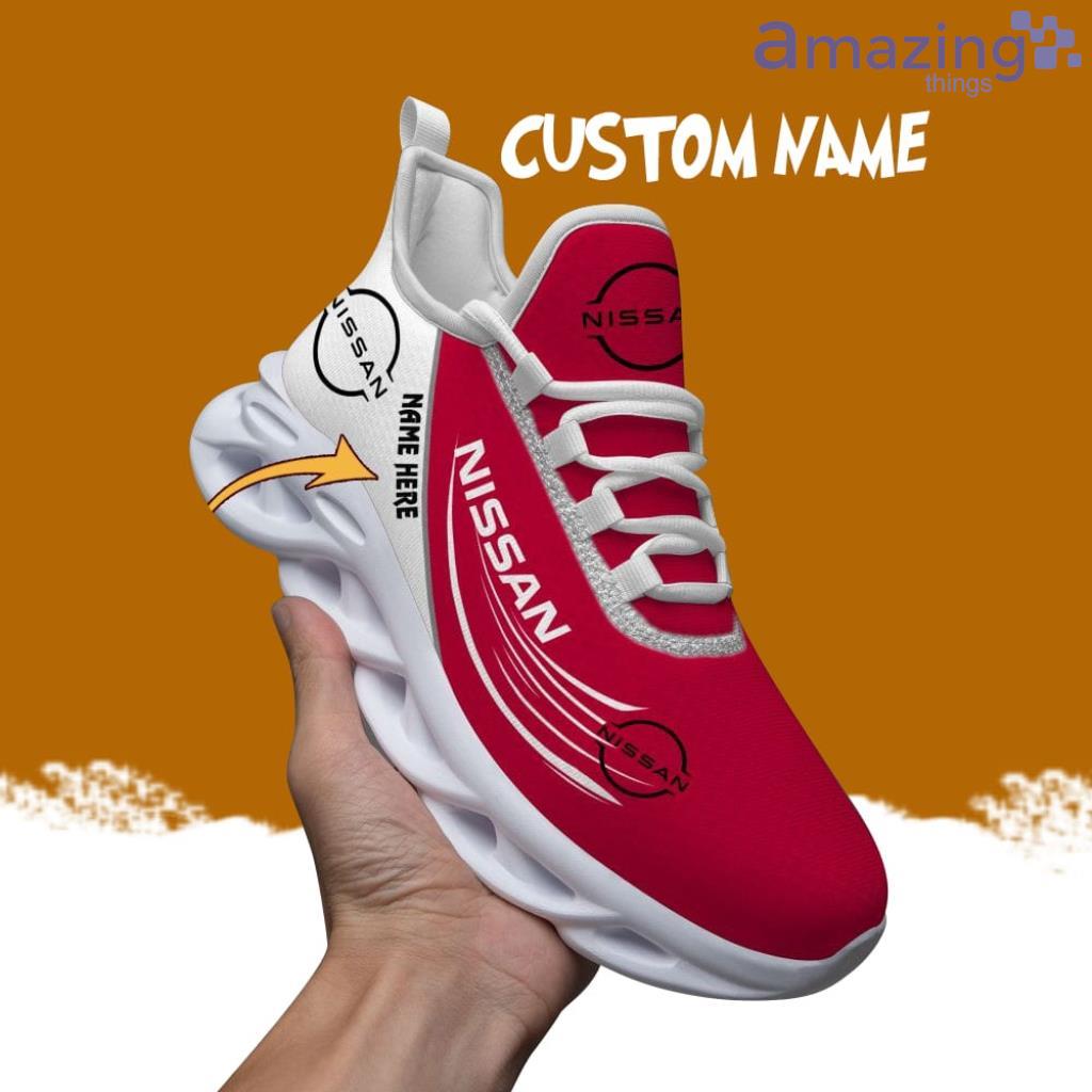 Custom Name Nissan Brand Logo Clunky Max Soul Shoes Sneaker Modern Trainers For Men And Women image Custom Name Nissan Brand Logo Clunky Max Soul Shoes Sneaker Modern Trainers For Men And Women Product Photo 1