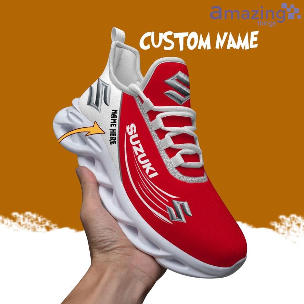 Custom Name Suzuki Brand Logo Clunky Max Soul Shoes Sneaker Modern Trainers For Men And Women image Custom Name Suzuki Brand Logo Clunky Max Soul Shoes Sneaker Modern Trainers For Men And Women Product Photo 1