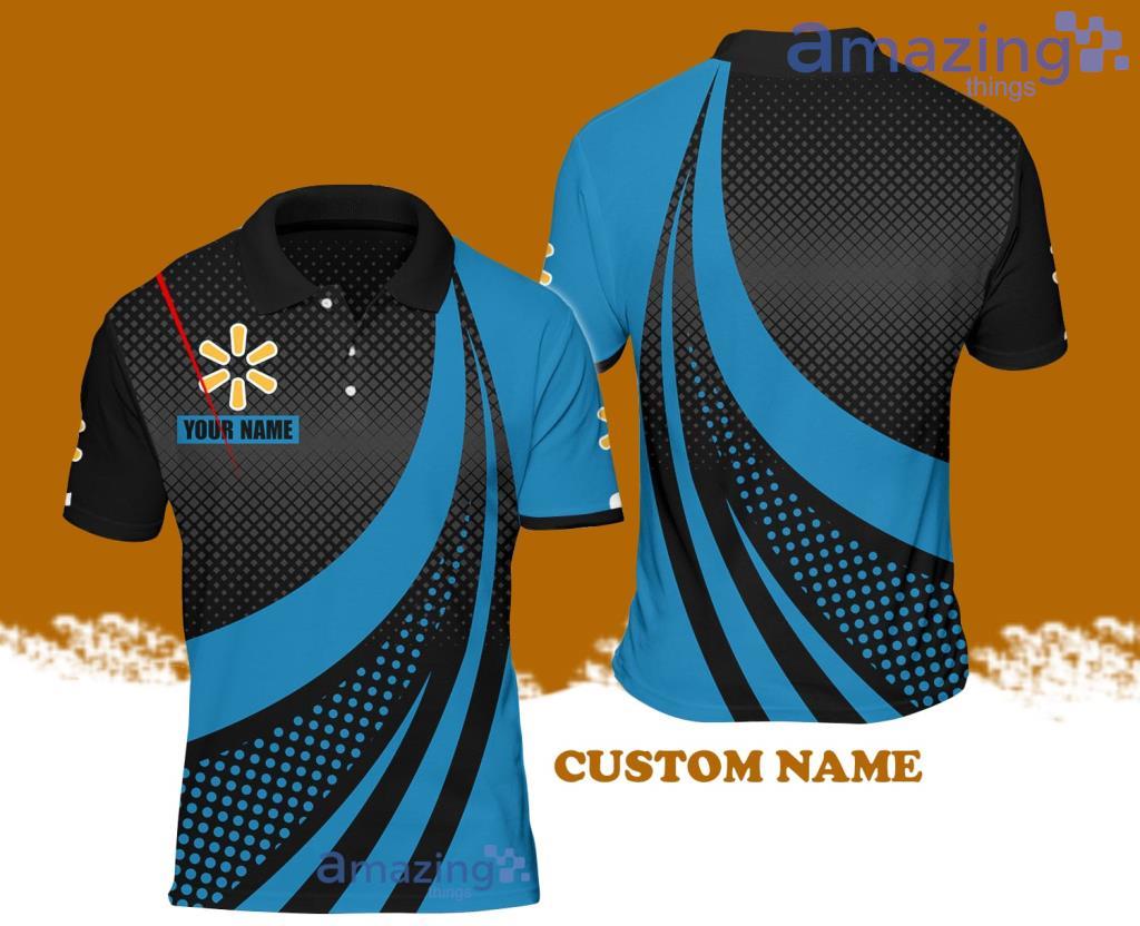 Custom Name Walmart Logo Vibrant Pattern Polo Shirt Gift For Men And Women image Custom Name Walmart Logo Vibrant Pattern Polo Shirt Gift For Men And Women Product Photo 1