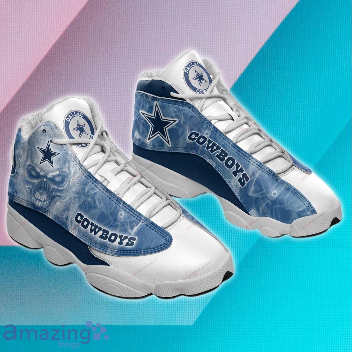 Dallas Cowboys Air Jordan 13 Shoes Style Gift Sport Shoes image Dallas Cowboys Air Jordan 13 Shoes Style Gift Sport Shoes Product Photo 1