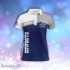 Dallas Cowboys Button Up Polo Shirt Gift For Big Fans