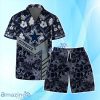 Dallas Cowboys Logo Hibiscus Flower Hawaiian Shirt & Short Summer Beach