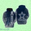 Dallas Cowboys NFL Football Smoke Blue White 3D Hoodie Special Gift