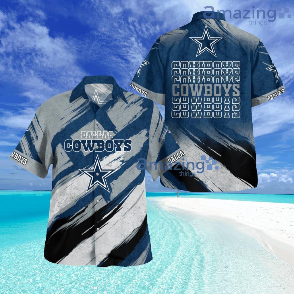 Dallas Cowboys Vintage Classic Button Down Tropical Hawaiian Shirt image Dallas Cowboys Vintage Classic Button Down Tropical Hawaiian Shirt Product Photo 1