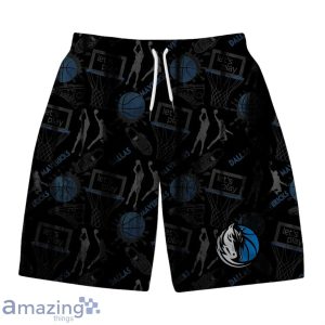 Dallas Mavericks NBA Logo Basketball Street Style Design Hawaiian Shirt & Short Product Photo 3