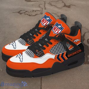 Denver Broncos NFL Air Jordan 4 Custom Name Sneaker For Fans image Denver Broncos NFL Air Jordan 4 Custom Name Sneaker For Fans Product Photo 4