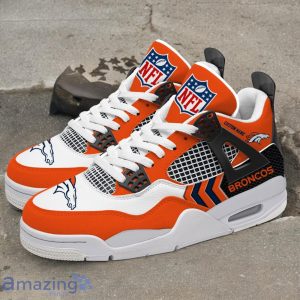 Denver Broncos NFL Air Jordan 4 Custom Name Sneaker For Fans Product Photo 1