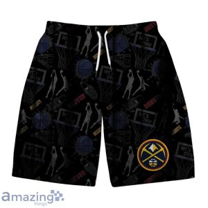 Denver Nuggets NBA Logo Basketball Street Style Design Hawaiian Shirt & Short Product Photo 3
