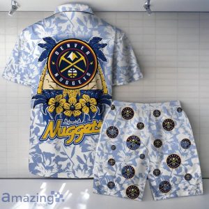 Denver Nuggets - NBA The Land Of Sunshine Pattern Hawaiian Shirt And Short Product Photo 2