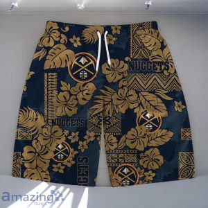 Denver Nuggets Team Logo Pattern Retro Magic Hawaiian Shirt And Short Product Photo 3