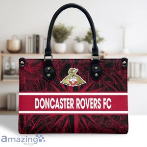 Doncaster Rovers Leather Handbag Custom Name Nice Gift For Women, Mother Day image Doncaster Rovers Leather Handbag Custom Name Nice Gift For Women, Mother Day Product Photo 2
