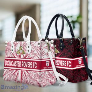 Doncaster Rovers Leather Handbag Custom Name Nice Gift For Women, Mother Day Product Photo 1
