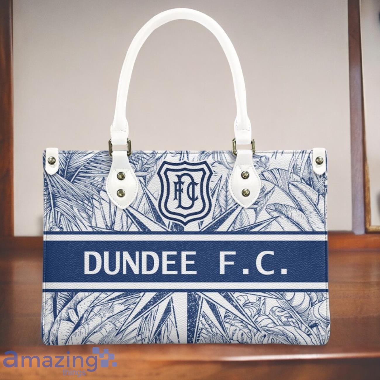 Dundee United F.C. Leather Handbag Custom Name Gift For Women image Dundee United F.C. Leather Handbag Custom Name Gift For Women Product Photo 3