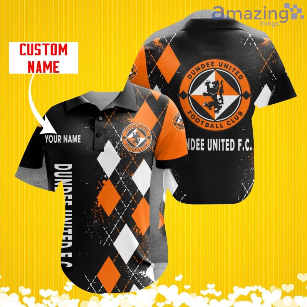 Dundee United F.C. Sports Logo Jersey Baseball Shirt Custom Name With Diamond Brush Pattern For Men And Women image Dundee United F.C. Sports Logo Jersey Baseball Shirt Custom Name With Diamond Brush Pattern For Men And Women Product Photo 1