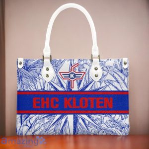 EHC Kloten Leather Handbag Custom Name Gift For Women image EHC Kloten Leather Handbag Custom Name Gift For Women Product Photo 3