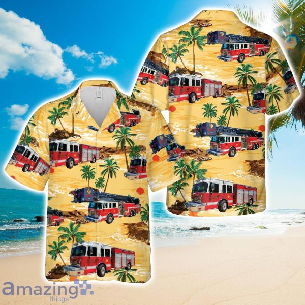 Eldridge Volunteer Fire Department, Iowa Hawaiian Shirt Cute Summer Gift Product Photo 1