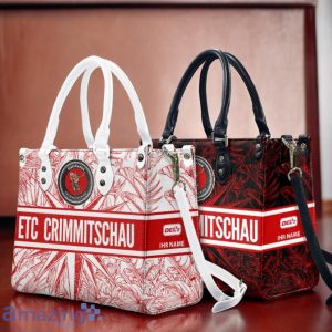ETC Crimmitschau Leather Handbag Custom Name Gift For Women Product Photo 1