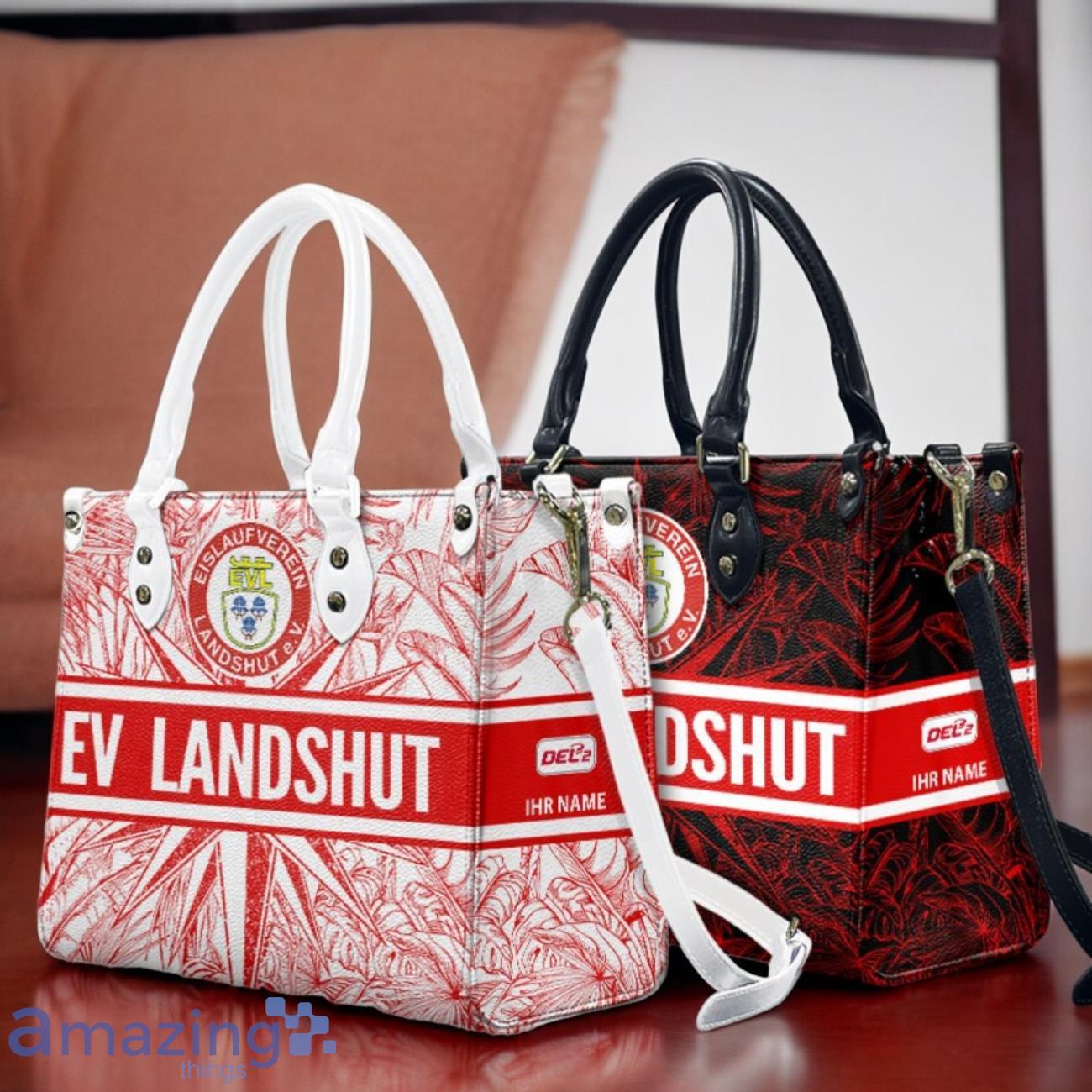 EV Landshut Leather Handbag Custom Name Gift For Women image EV Landshut Leather Handbag Custom Name Gift For Women Product Photo 1