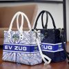 EV Zug Leather Handbag Custom Name Gift For Women