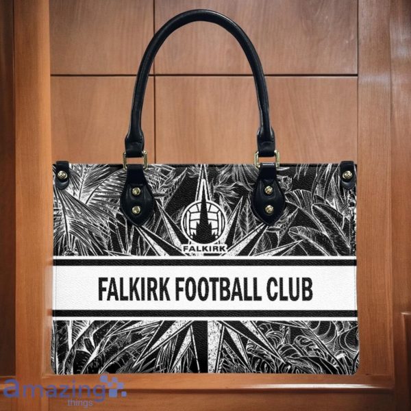 Falkirk F.C. Leather Handbag Custom Name Gift For Women Product Photo 2