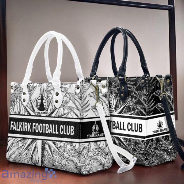 Falkirk F.C. Leather Handbag Custom Name Gift For Women Product Photo 1