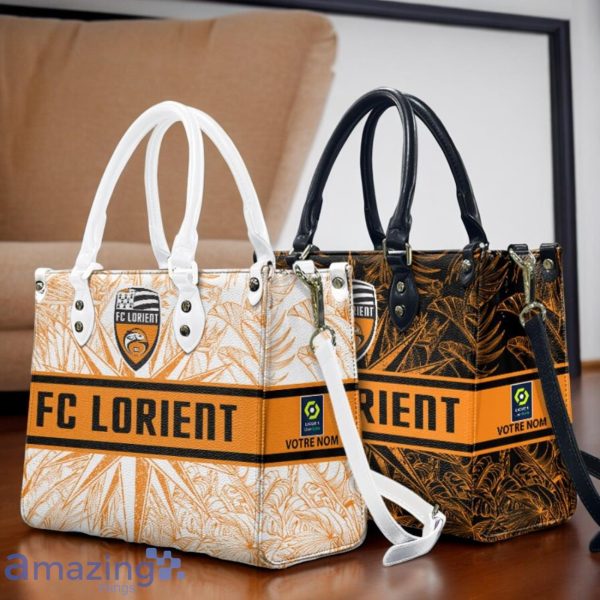 FC Lorient Leather Handbag Custom Name Gift For Women Product Photo 1