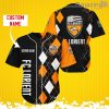 FC Lorient Sports Logo Jersey Baseball Shirt Custom Name With Diamond Brush Pattern For Men And Women