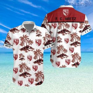Fc Metz Hawaiian Shirt And Shorts Trendy Beach Season For Men And Women Product Photo 1