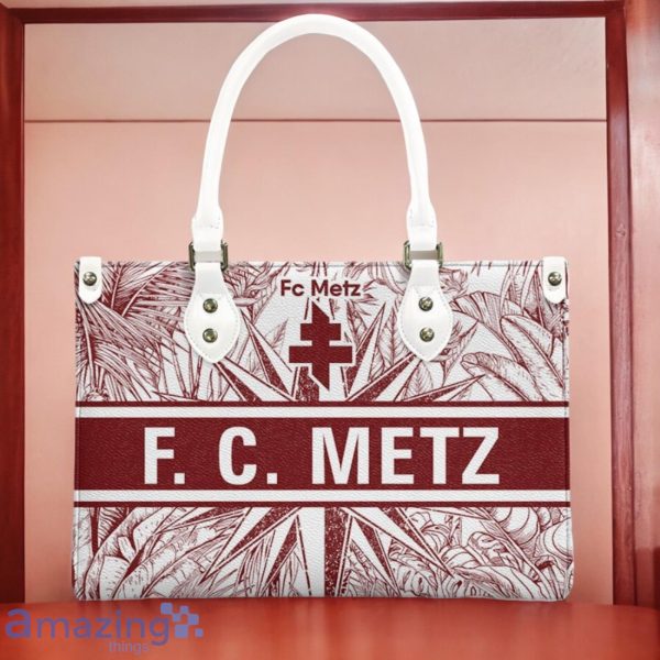 FC Metz Leather Handbag Custom Name Gift For Women Product Photo 3