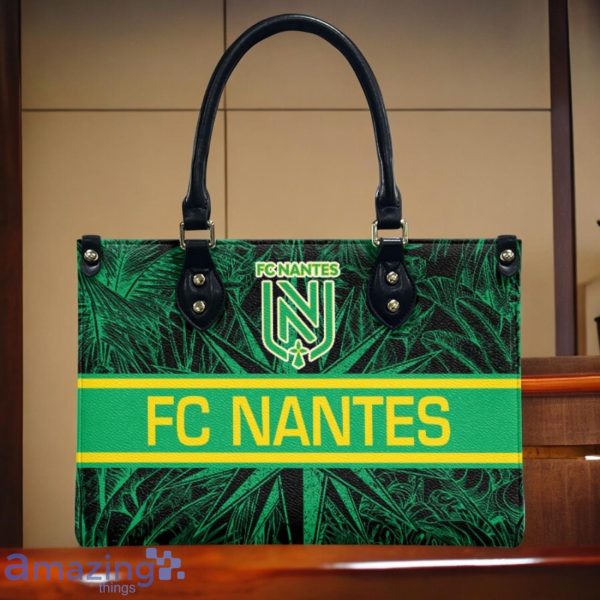 FC Nantes Leather Handbag Custom Name Gift For Women Product Photo 2