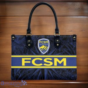 FC Sochaux-Montbeliard Leather Handbag Custom Name Gift For Women Product Photo 2