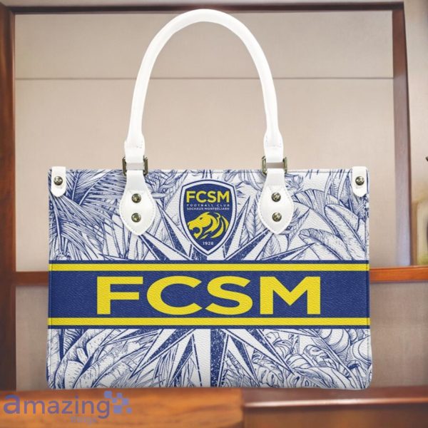 FC Sochaux-Montbeliard Leather Handbag Custom Name Gift For Women Product Photo 3
