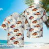 Fiat 500 (brick orange) Hawaiian Shirt 3D Printed Beach Lover Gift