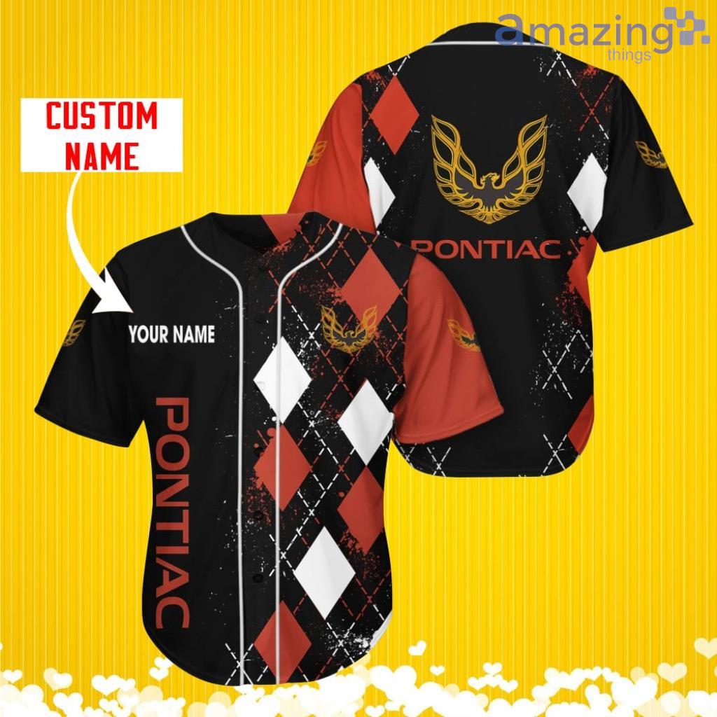 Firebird Pontiac Sports Logo Jersey Baseball Shirt Custom Name With Diamond Brush Pattern For Men And Women image Firebird Pontiac Sports Logo Jersey Baseball Shirt Custom Name With Diamond Brush Pattern For Men And Women Product Photo 1