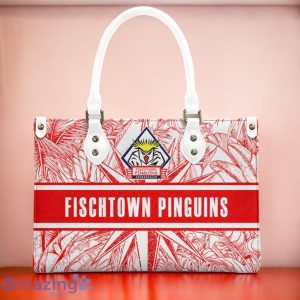 Fischtown Pinguins Leather Handbag Custom Name Gift For Women Product Photo 3