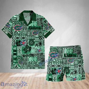 Florida Gators Logo Team Hawaiian Shirt & Short New Design Summer Gift For Fans Product Photo 2
