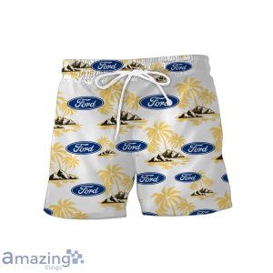 Ford Combo Hawaiian Shirt & Short Summer Beach For Fans image Ford Combo Hawaiian Shirt & Short Summer Beach For Fans Product Photo 2